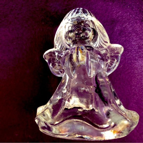 Pair of Glass Angels - Picture 2 of 3